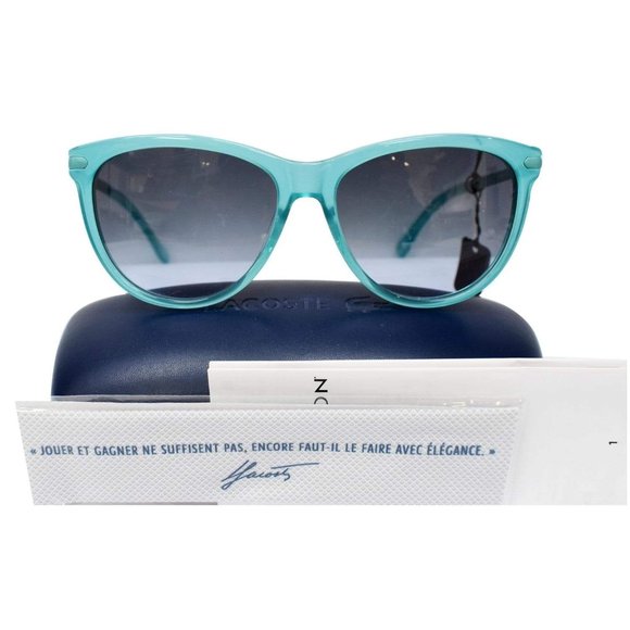 LACOSTE Women Blue Sunglasses Grey Lens main image 5